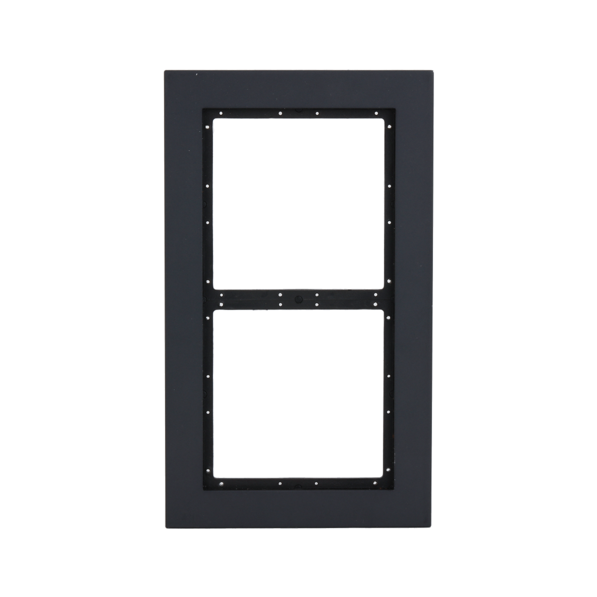 2-Modul-Frontblende, Schwarz