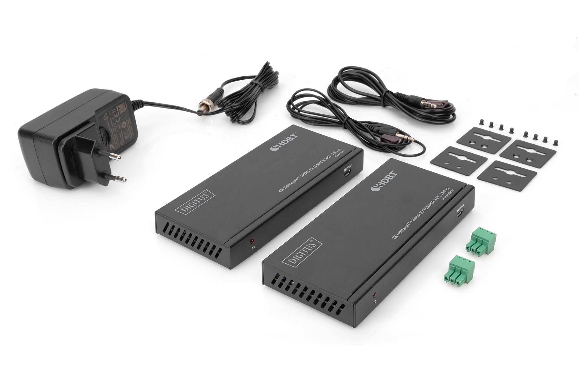 4K HDBaseT HDMI Extender Set, 150 m