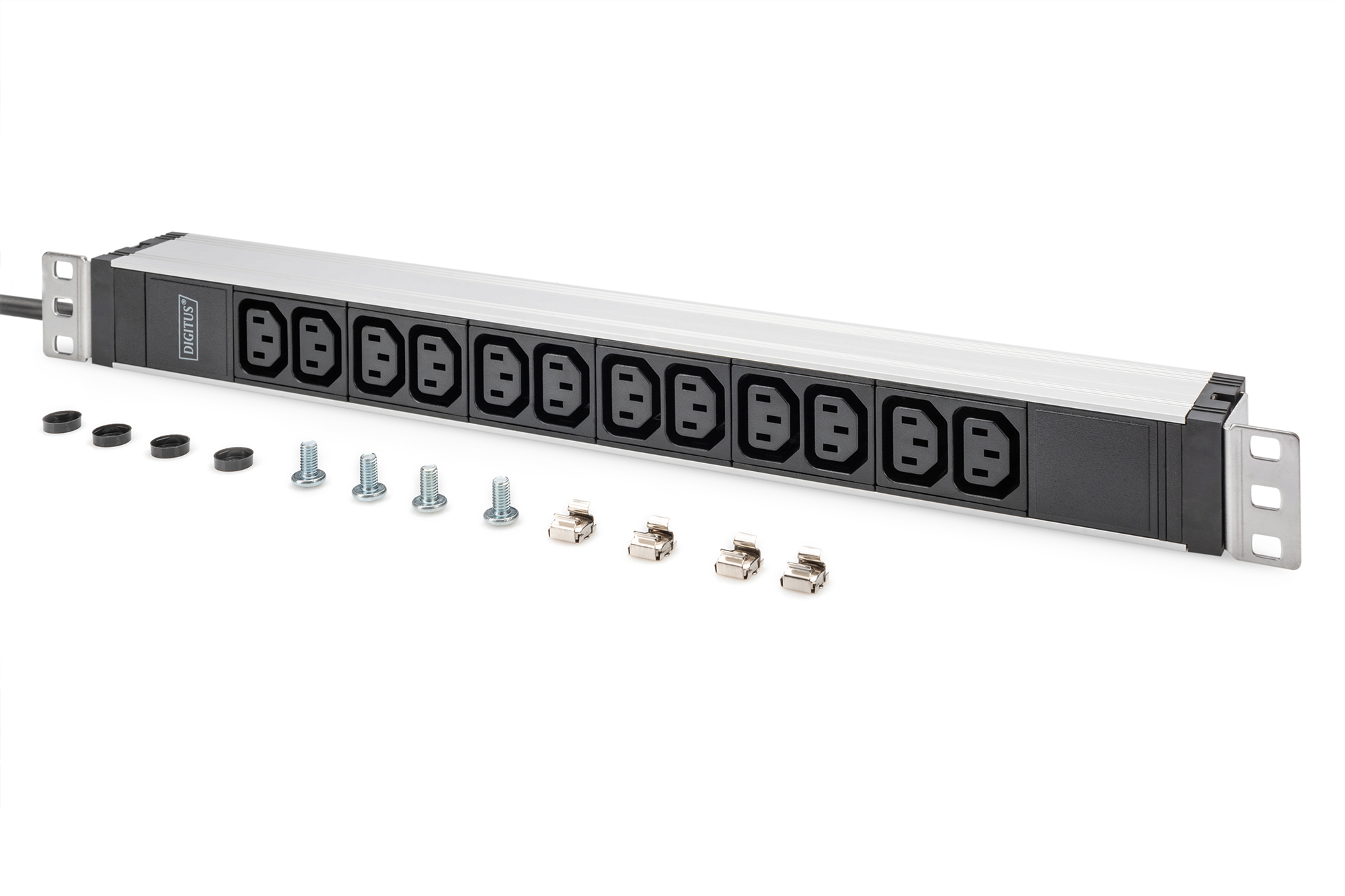 19" PDU, 12x C13, Schuko, 16A