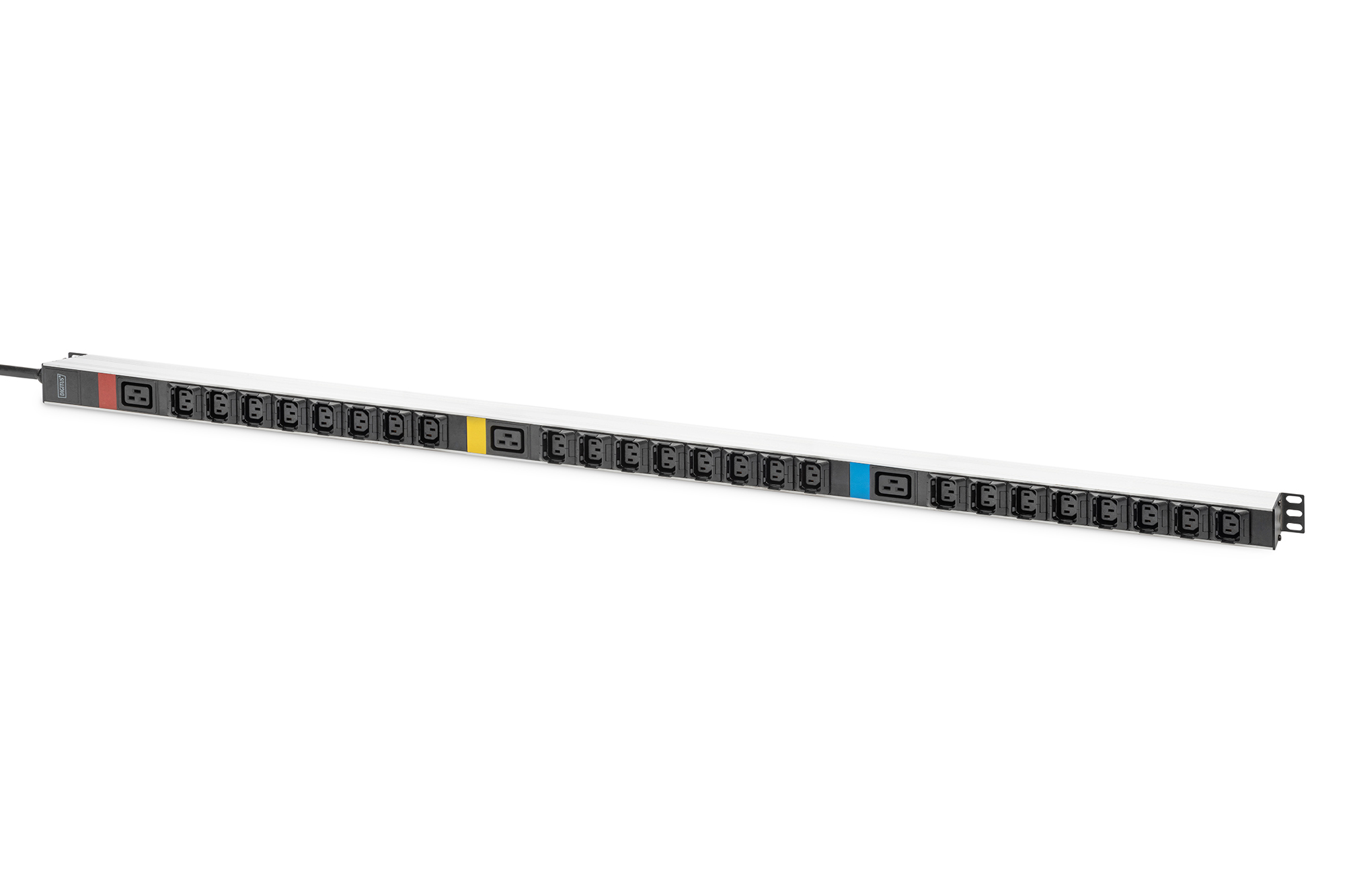 3-phasige IT PDU, 24x C13, 3x C19, 16A