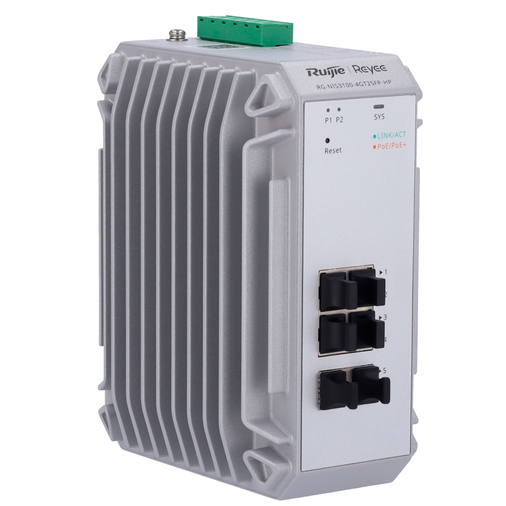 Industrie Switch, 4x PoE+, 2x SFP, 120W