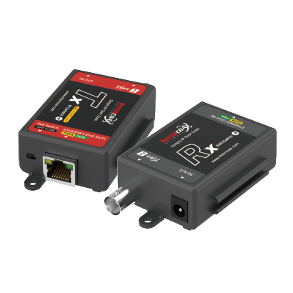 ECP-01T/R Ethernet-/PoE-Extender über Koax, 1 Port