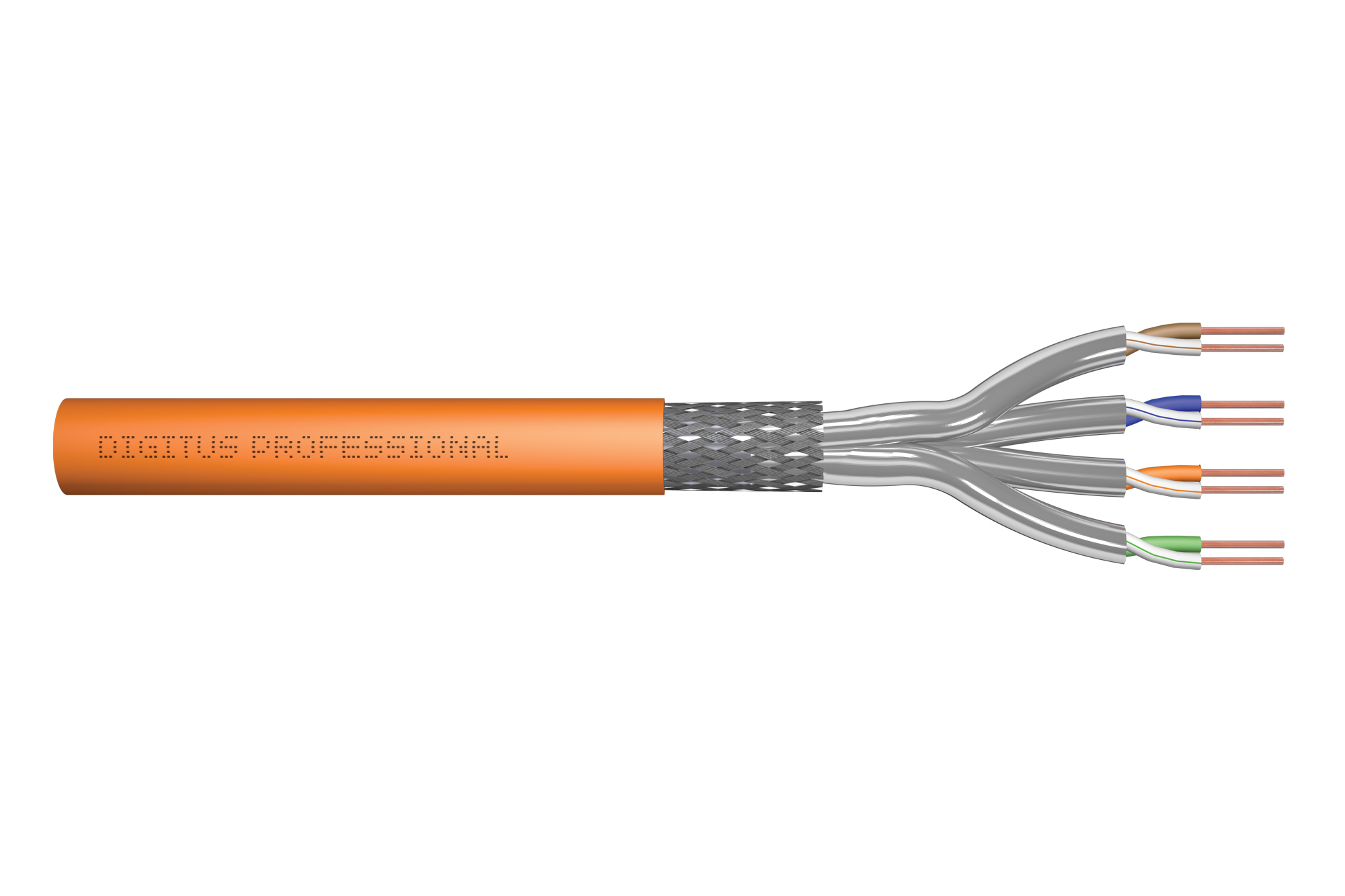 CAT 7 S/FTP Kabel, 500m, Orange