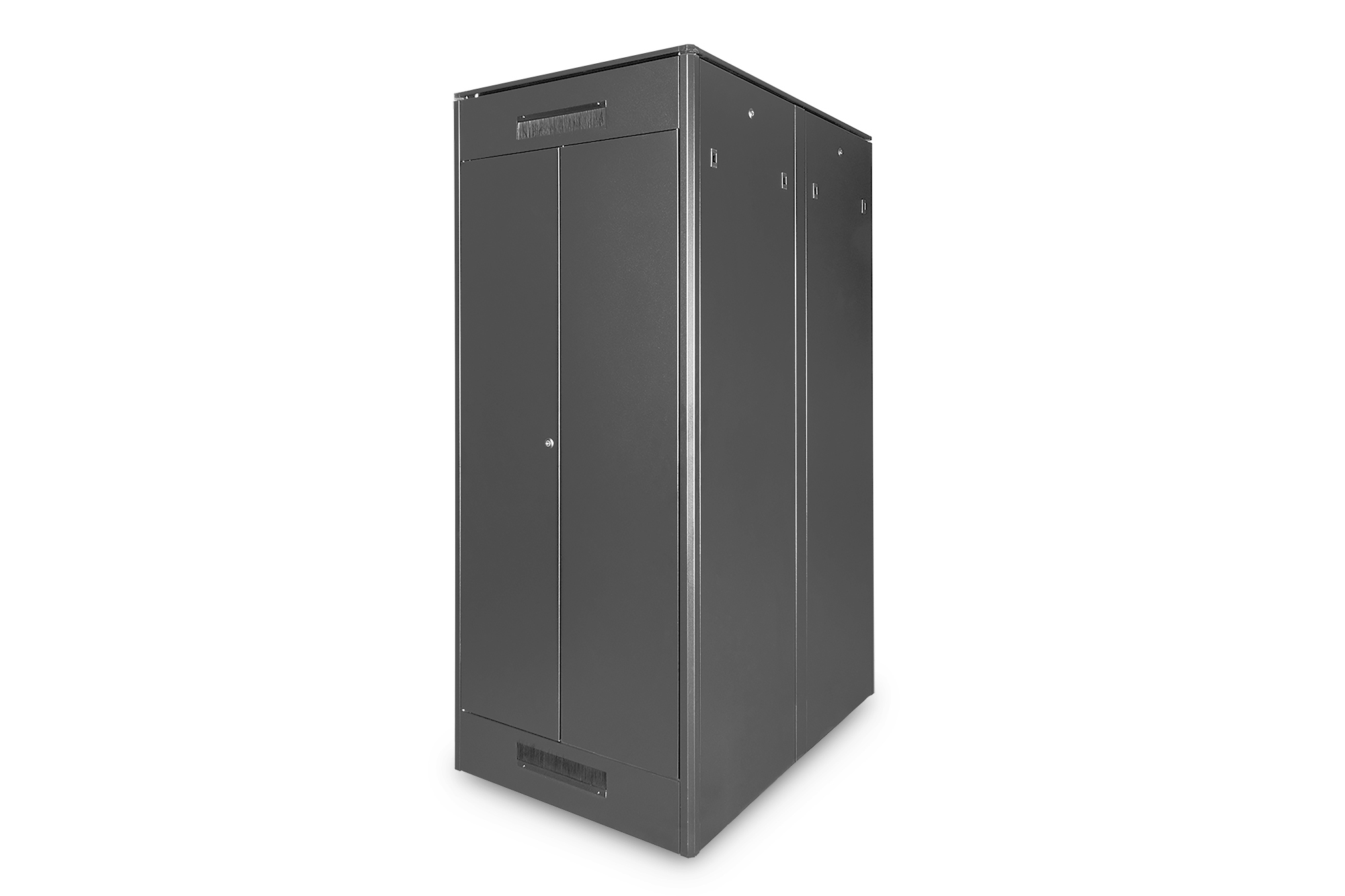 19 Zoll 42HE Netzwerkschrank, 800x1200mm, schwarz
