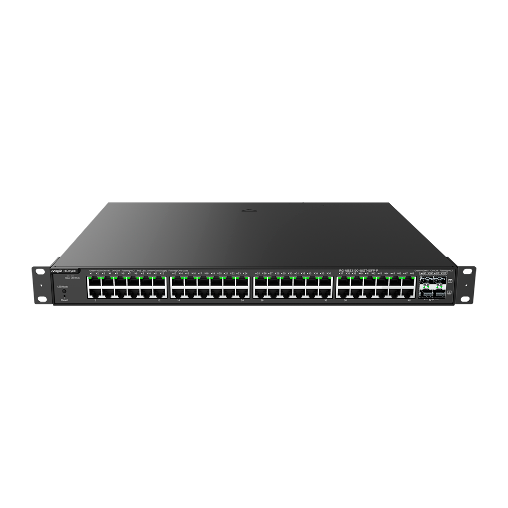 L2 PoE Switch, 48x Gbit, 4x SFP, 370W