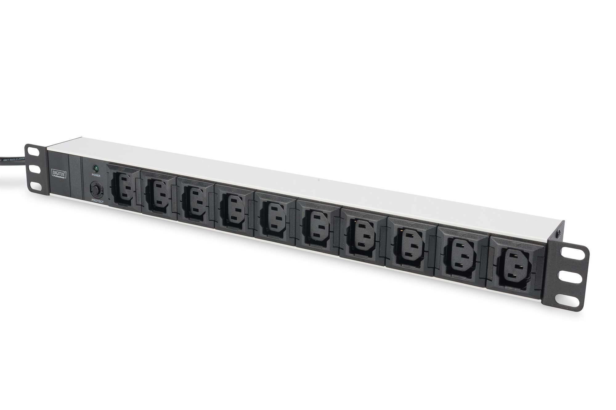 19" PDU, 10x C13, C14, 10A