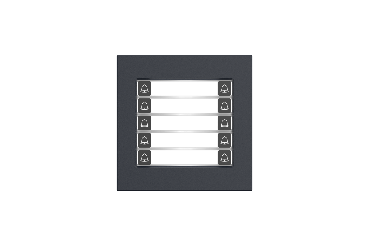 10-Tastenmodul für VTO4202FB, Schwarz
