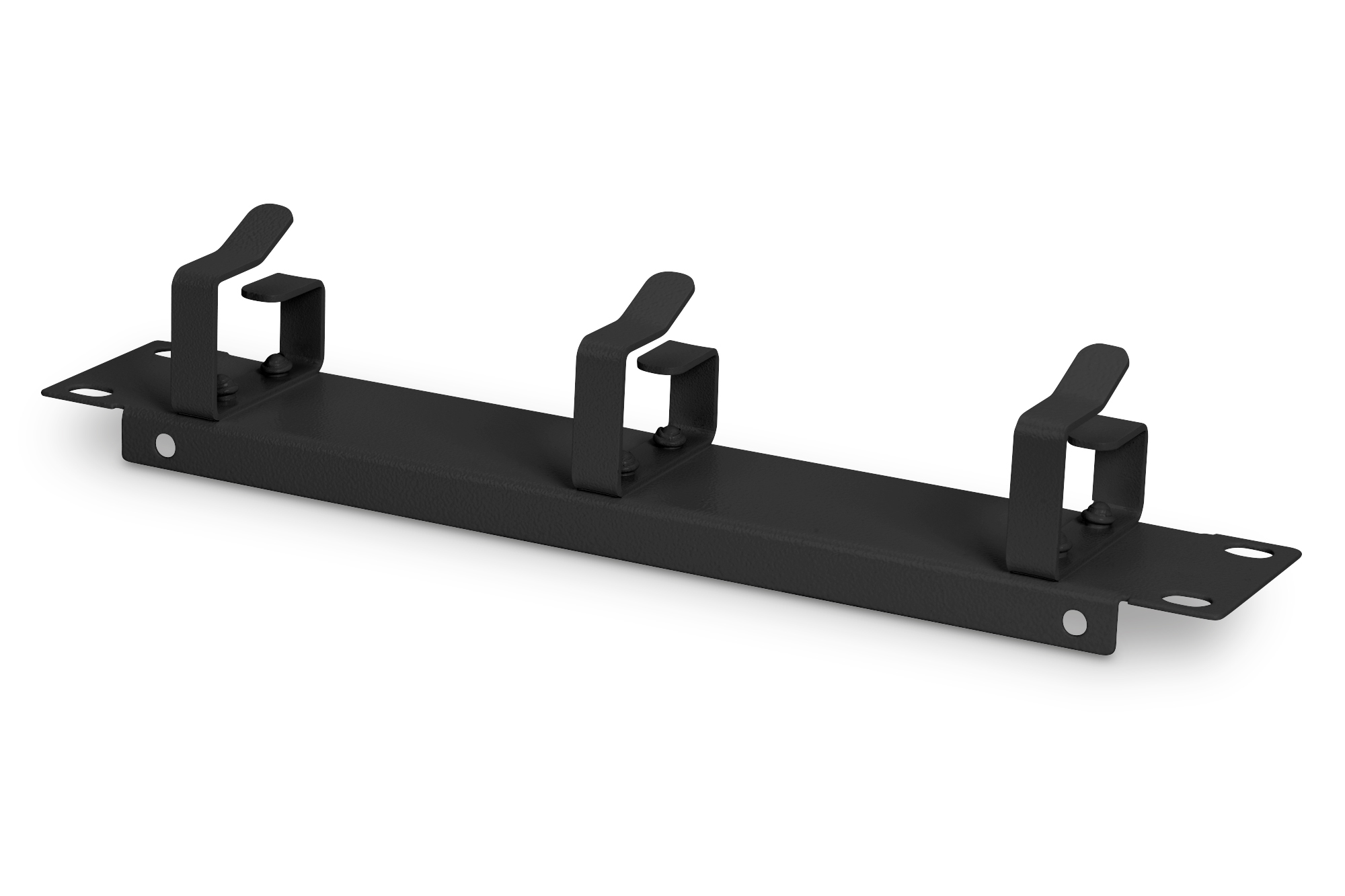 10" Kabelrangierpanel, 1HE, schwarz