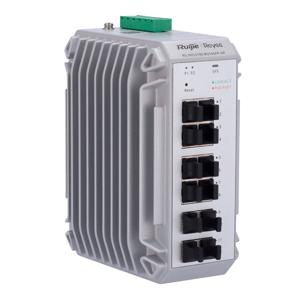 Industrie Switch, 8x PoE+, 4x SFP, 240W
