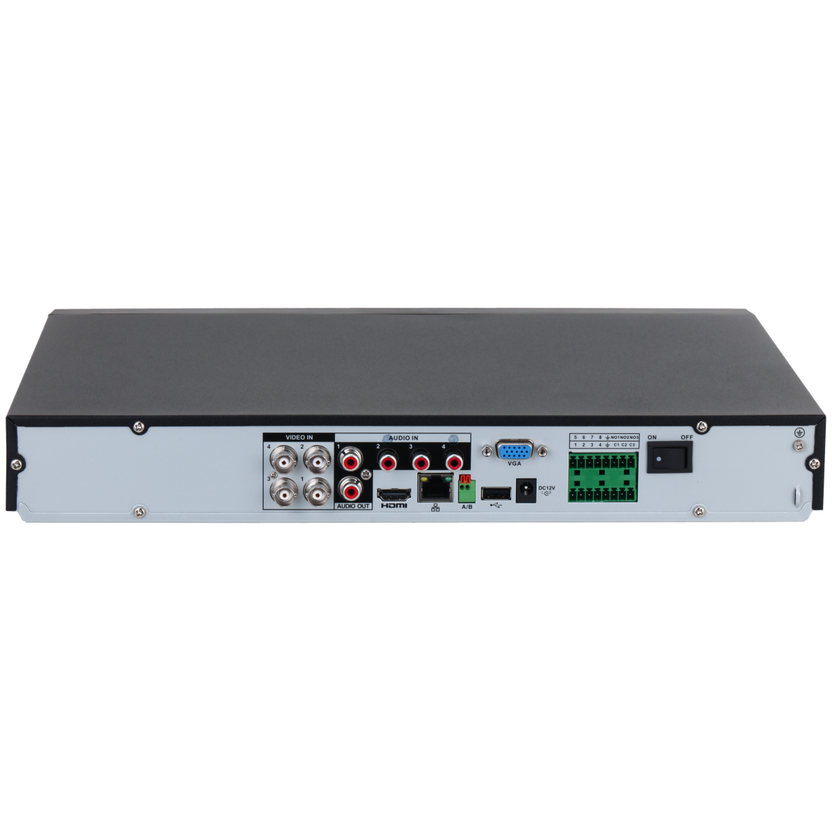 XVR5204A-I3/T WizSense 4-Kanal XVR, 5M-N/1080p, 2x HDD