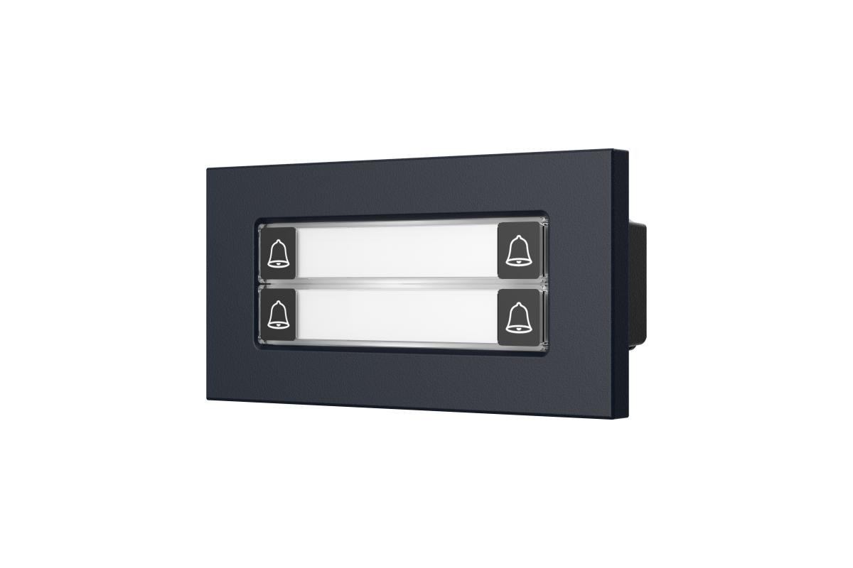 4-Tastenmodul für VTO4202FB, Schwarz