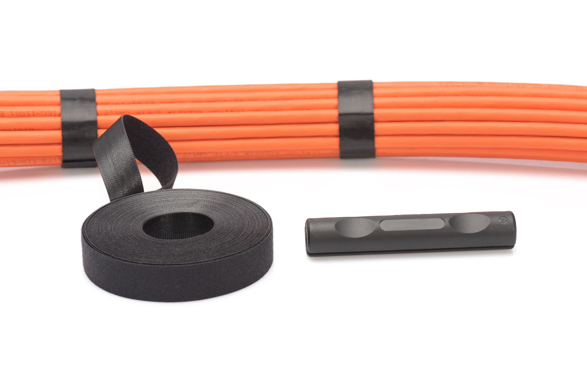 Klettband 20mm, 10m, schwarz