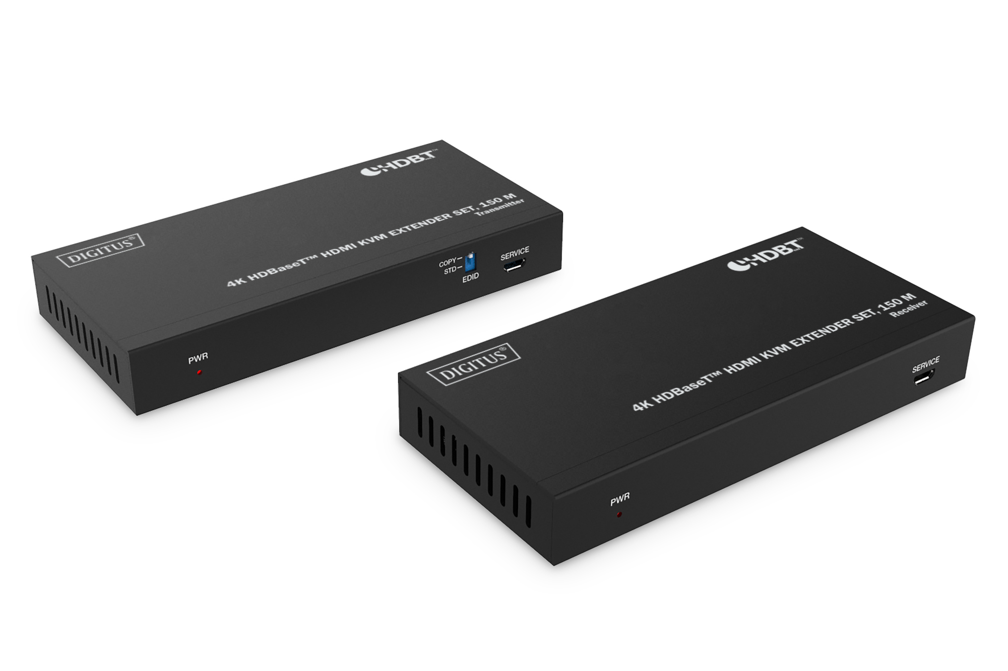 4K HDBaseT HDMI KVM Extender Set, 150m