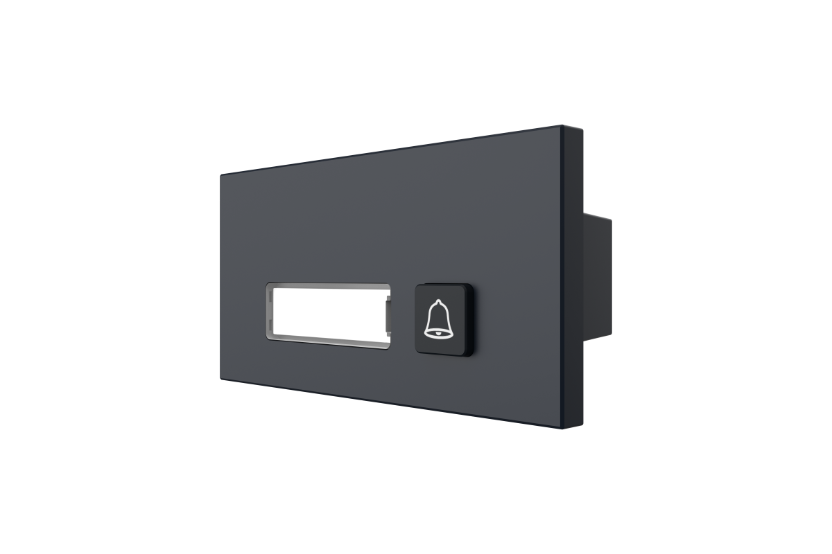 1-Tastenmodul für VTO4202FB, Schwarz