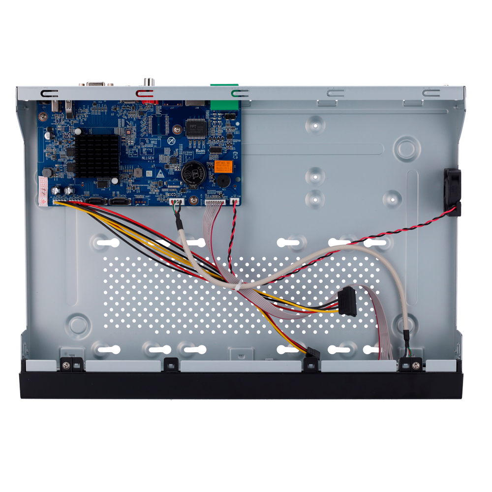B2 32-Kanal NVR, 8MP, 2x HDD, KI