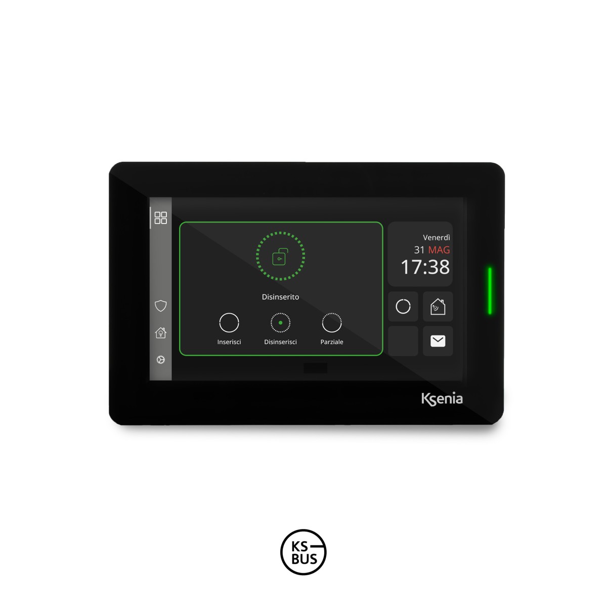 KSI2100050.302 creo-S Touchscreen-BUS-Tastatur in Schwarz