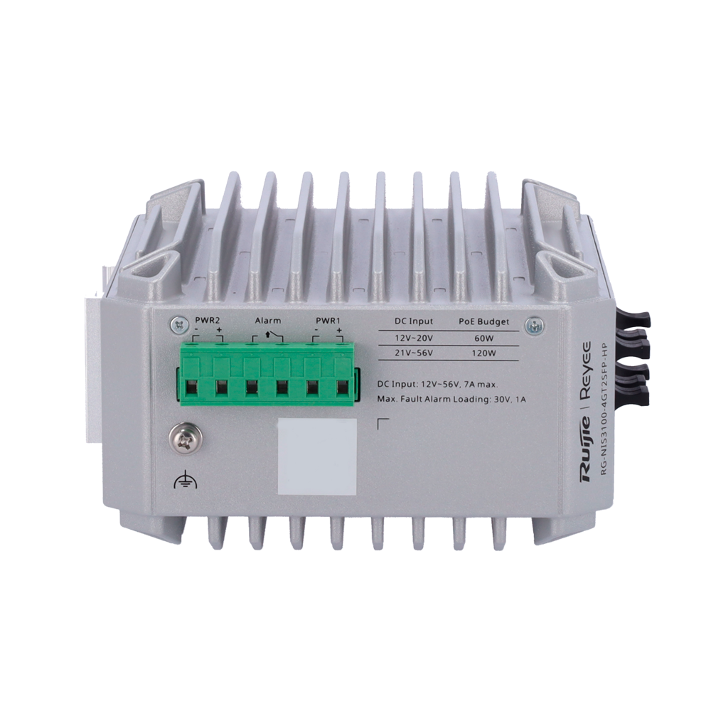 Industrie Switch, 4x PoE+, 2x SFP, 120W