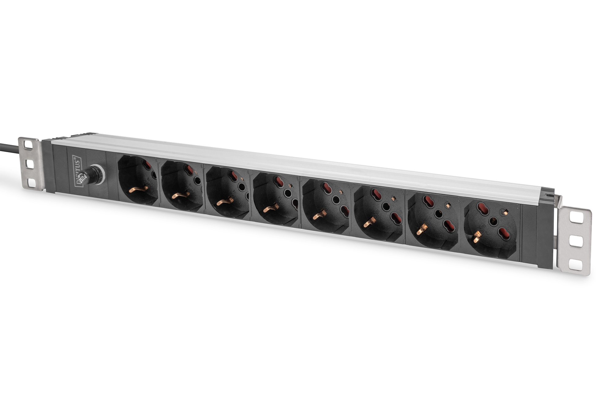 19" PDU, 8x IT-Steckdose, C14, 10A