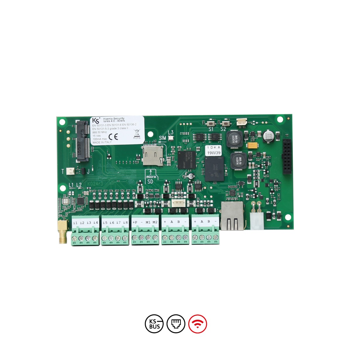 KSI1410040.300 Hauptplatine der Zentrale lares 4.0 - 40 wls