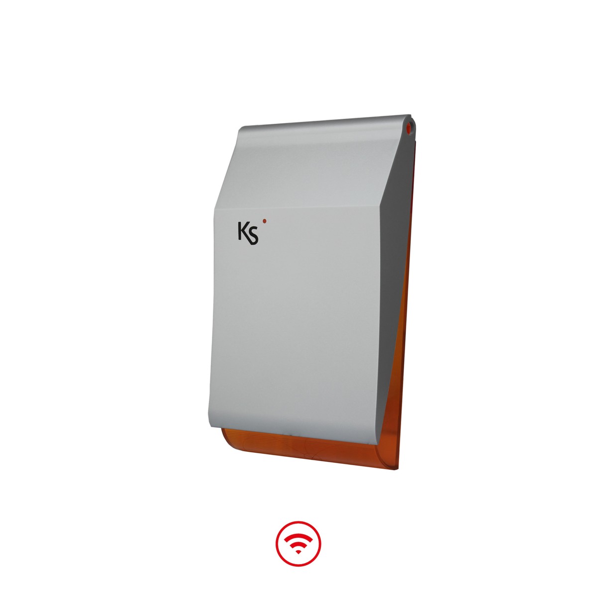 KSI6401000.337 Außensirene imago, 868MHz, metallgraue Orange