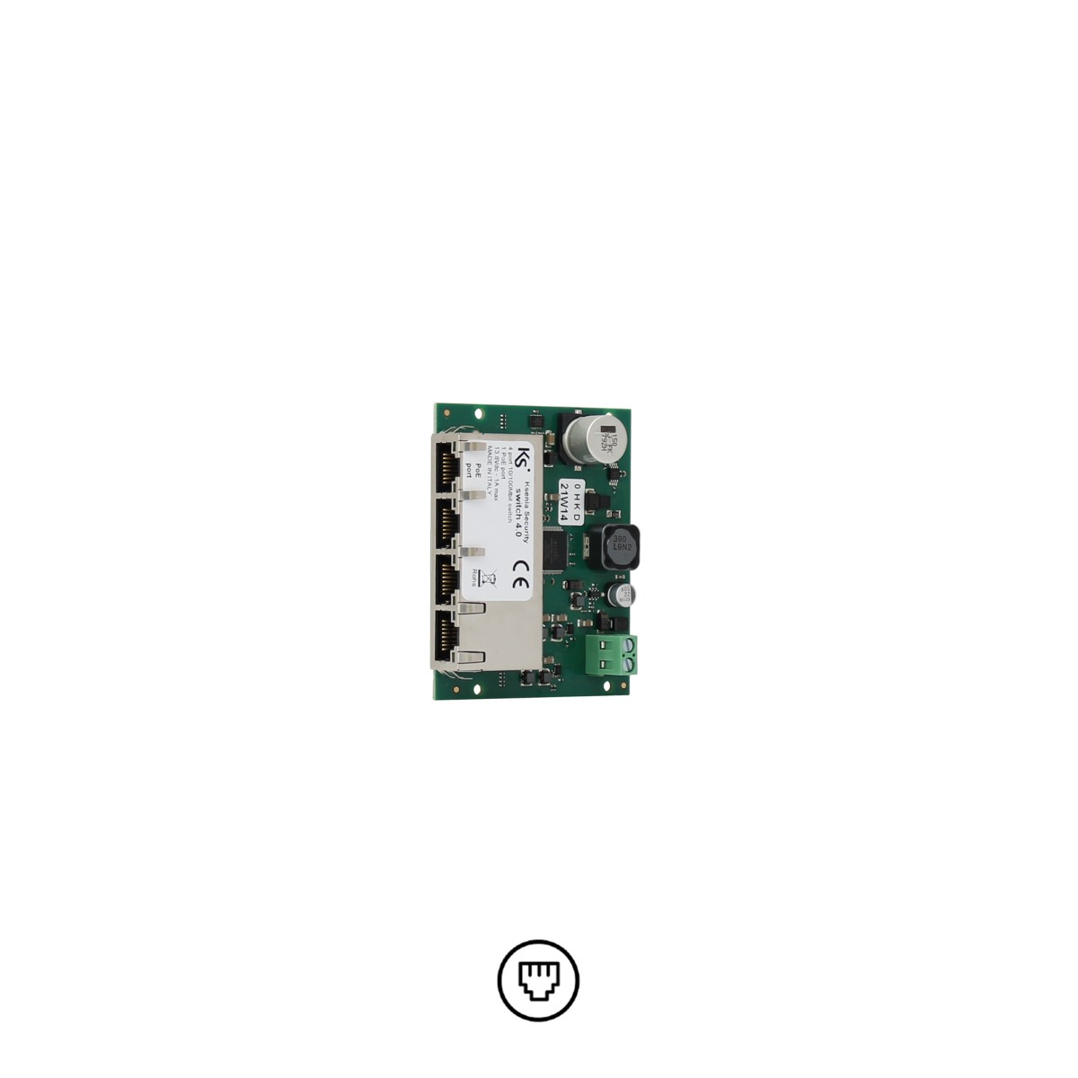 KSI4400000.300 switch 4.0 / 4-Port Ethernet-Netzwerk-Switch