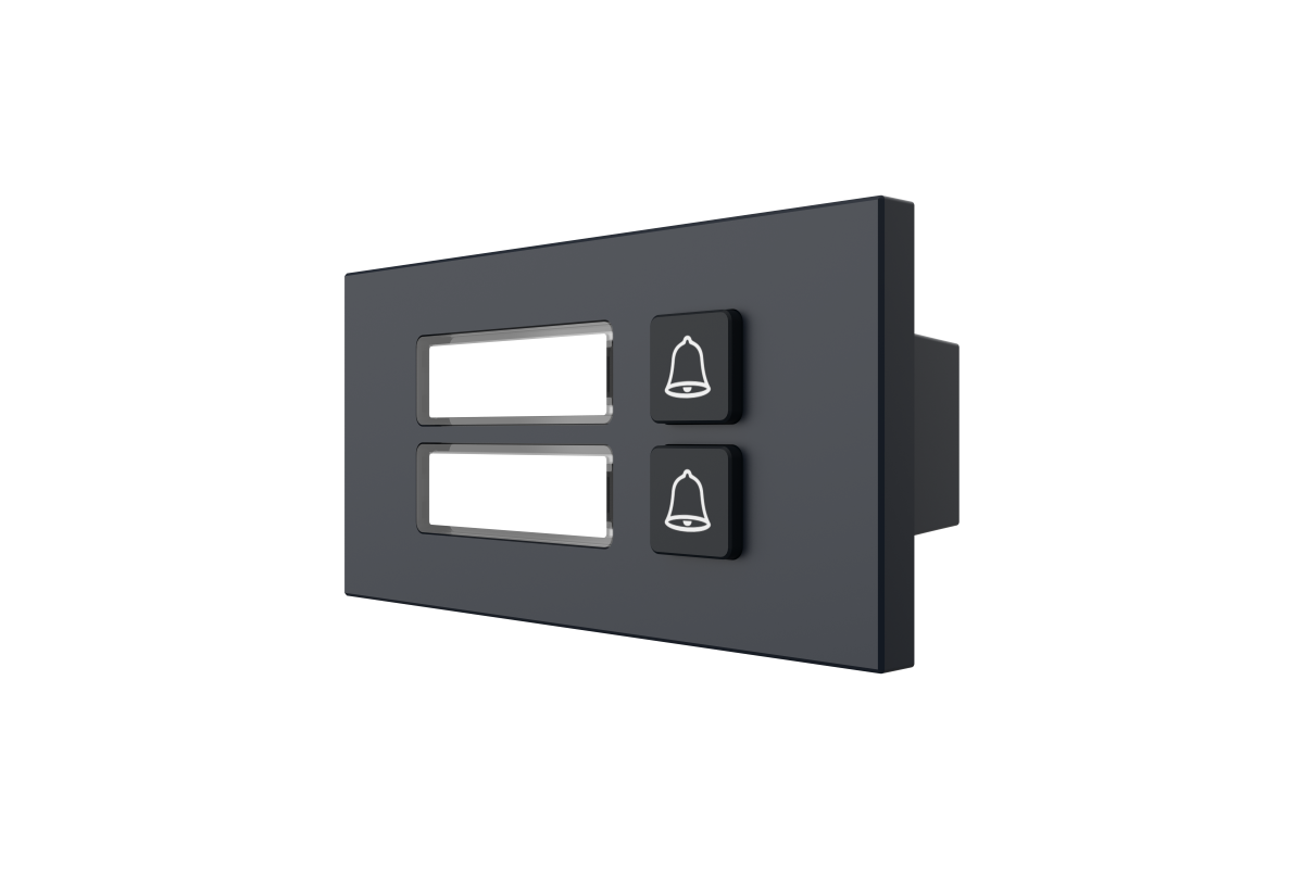 2-Tastenmodul für VTO4202FB, Schwarz
