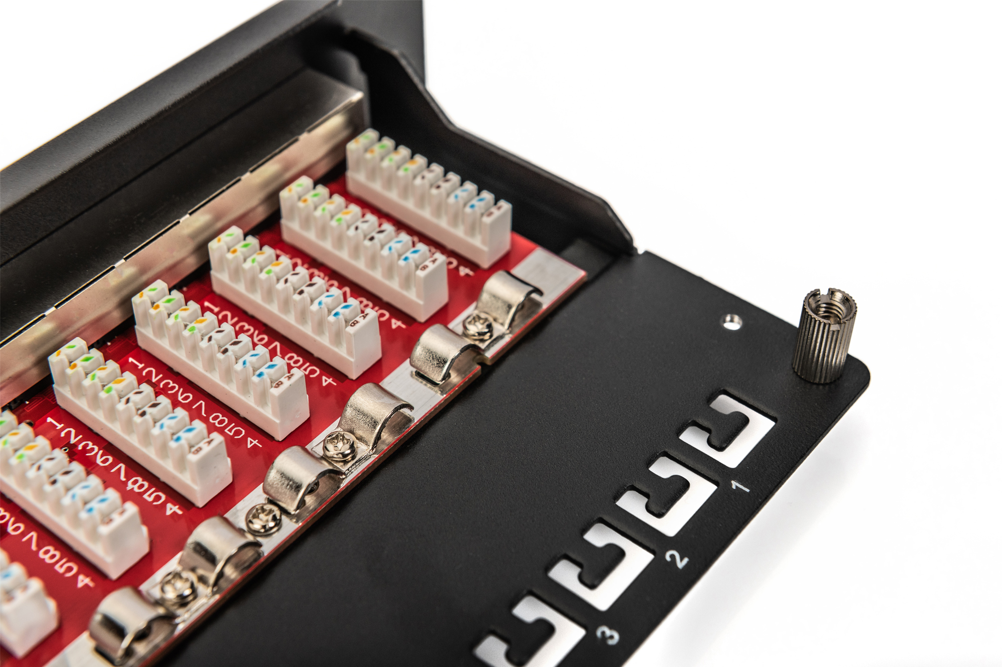 Cat.6A Patchpanel, 12-Port, 10", schwarz