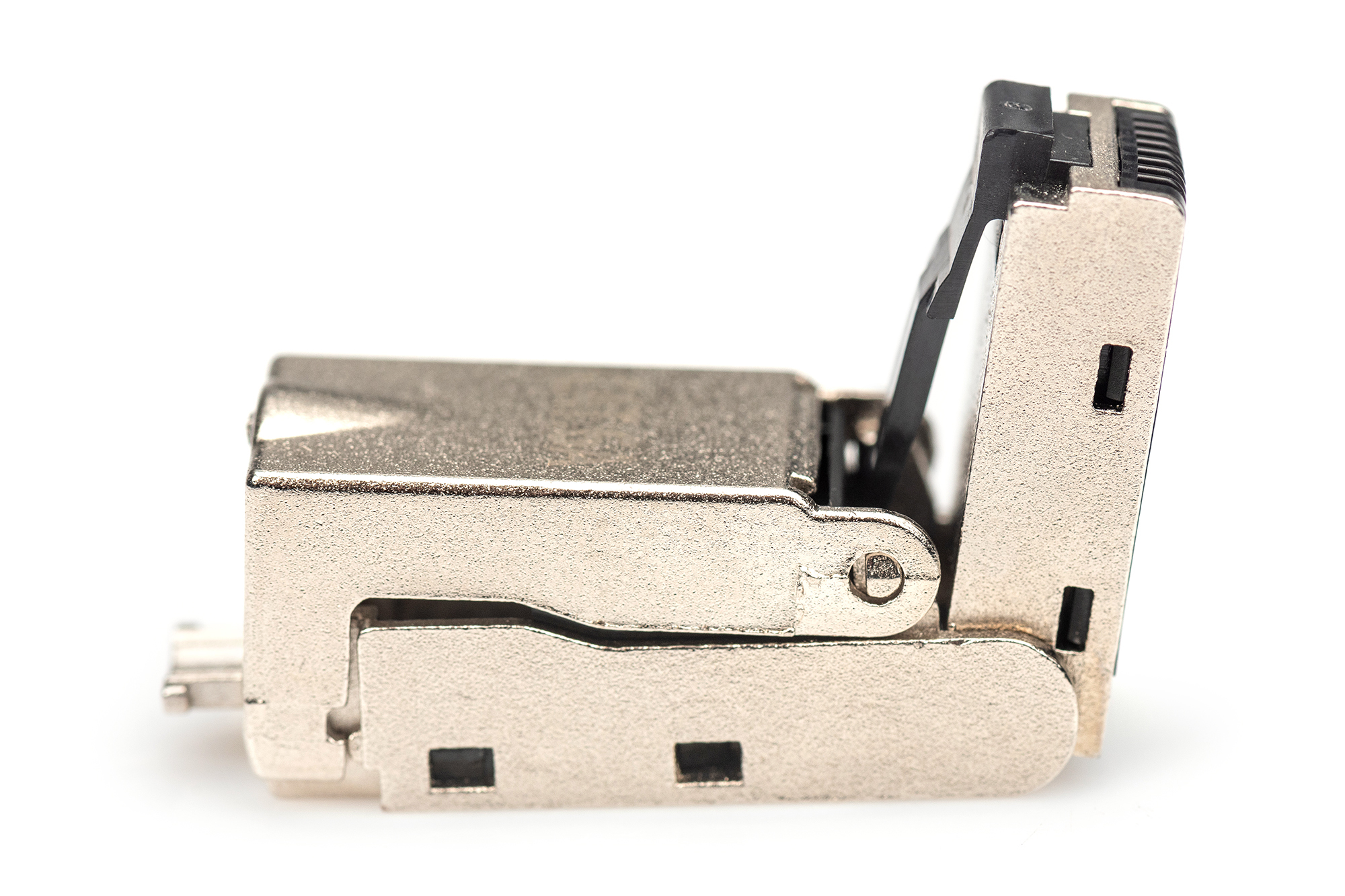 Cat.6A Feldstecker, abwinkelbar, STP