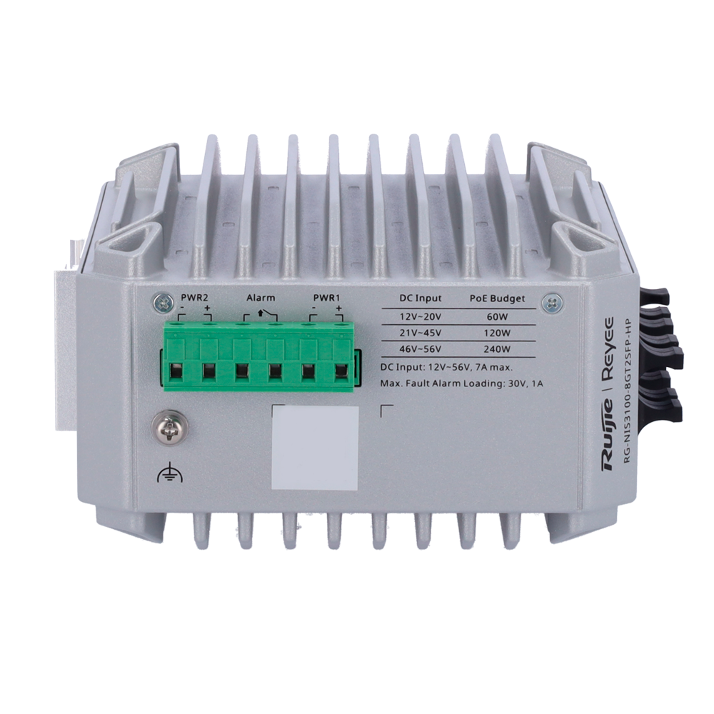 Industrie Switch, 8x PoE+, 2x SFP, 240W