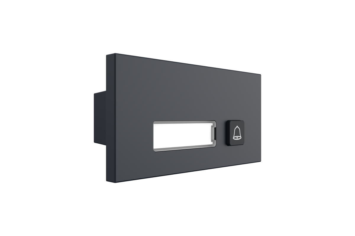 1-Tastenmodul für VTO4202FB, Schwarz