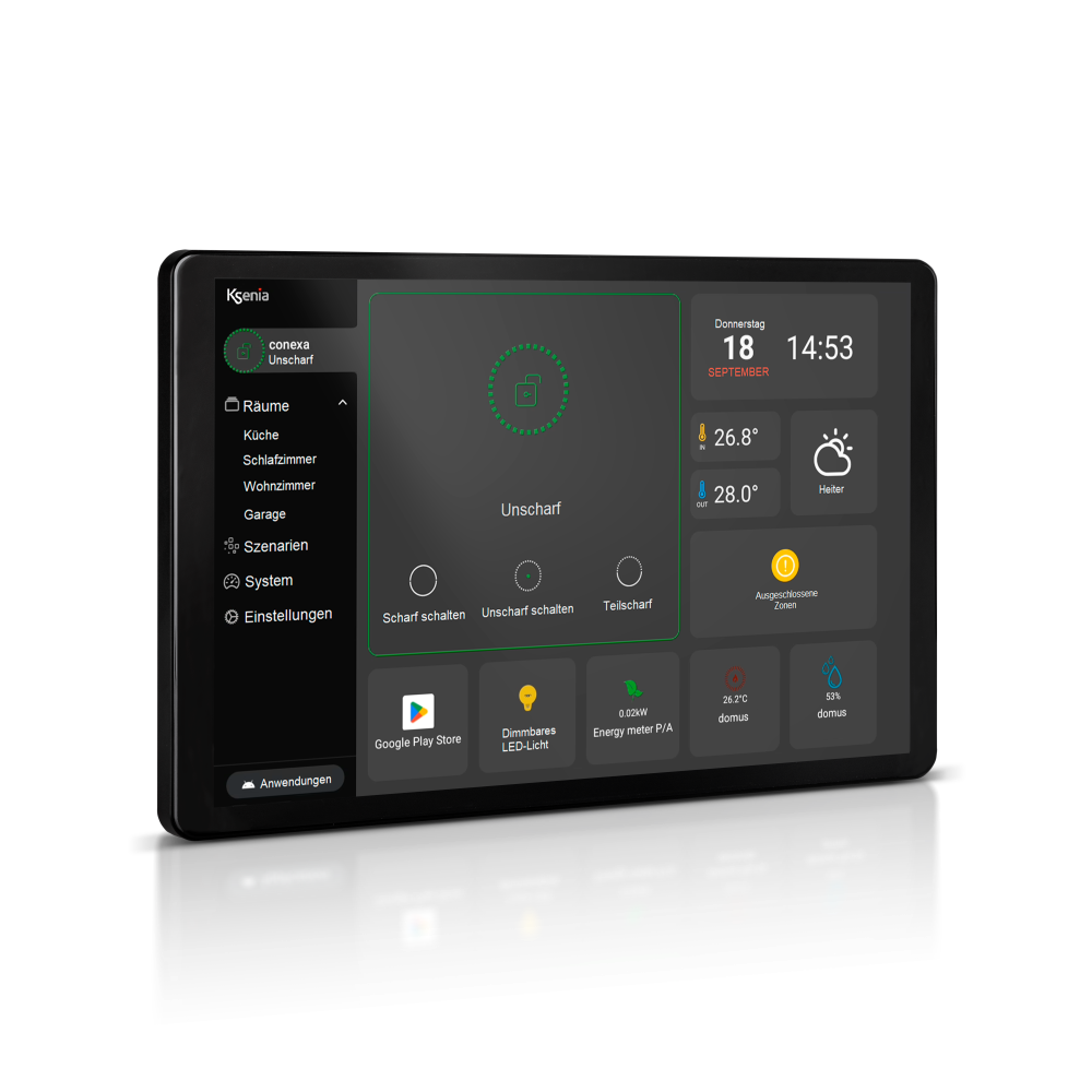 conexa-Tastatur mit 10,1-Zoll-TFT-LCD-IPS-Display