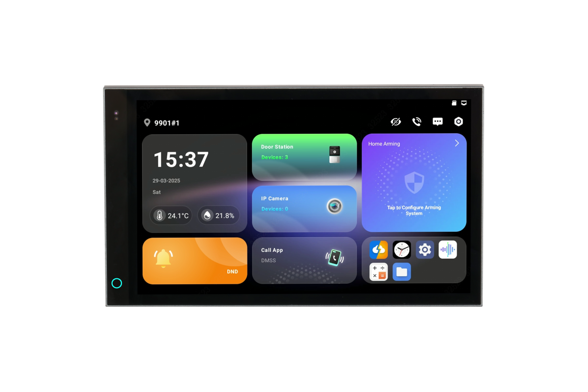 7" IP-Smart-Control-Panel, Schwarz