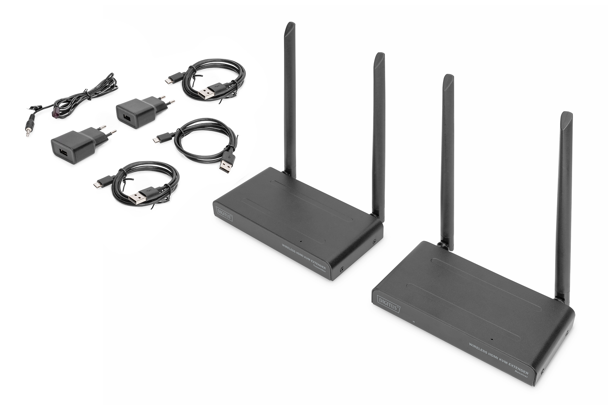 Wireless HDMI KVM Extender Set, 200 m