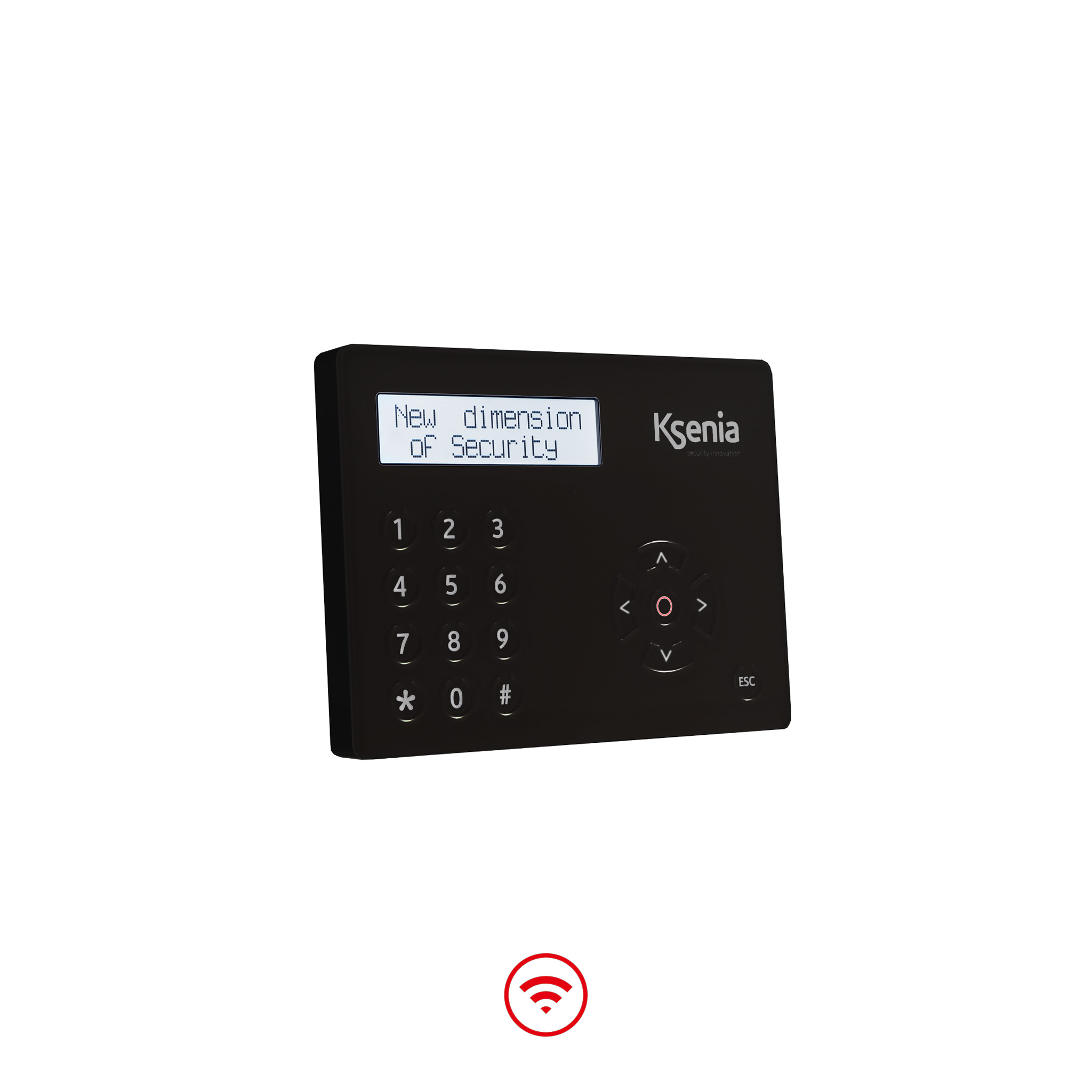 KSI2100022.312 ergo wls Funk-Bedienteil in Schwarz