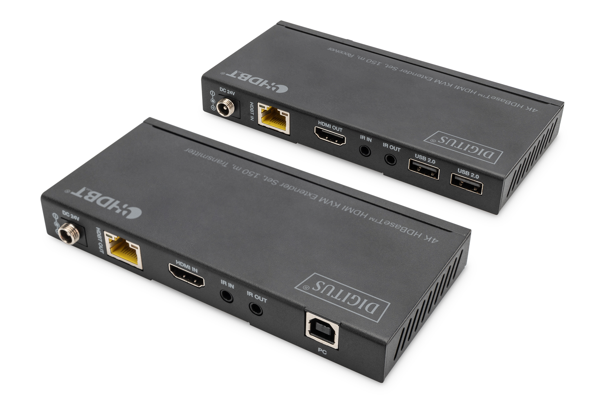 4K HDBaseT 2.0 HDMI KVM Extender Set, 150m