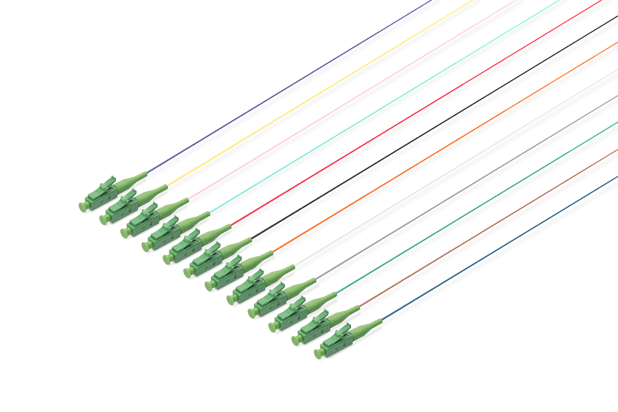 LWL Pigtail-Set LC/APC, OS2, 2m