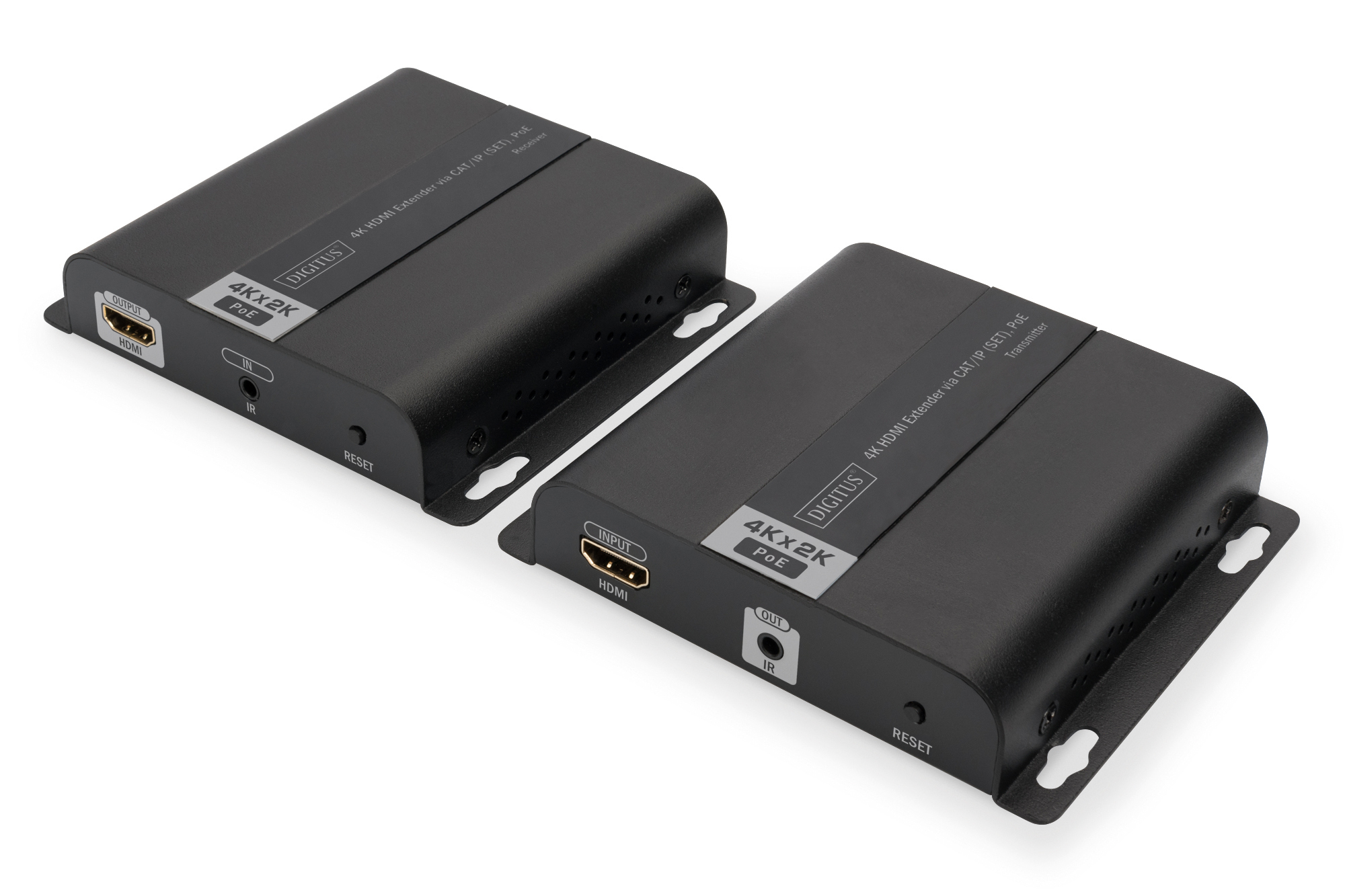 4K HDMI CAT/IP Extender, PoE, 120m