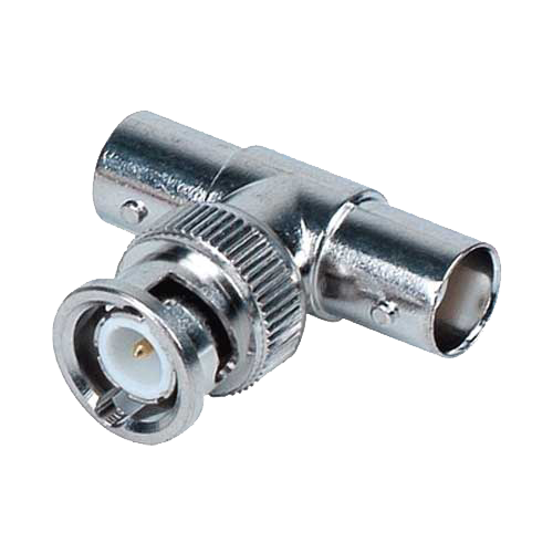 BNC T-Adapter, 1x Stecker / 2x Buchse