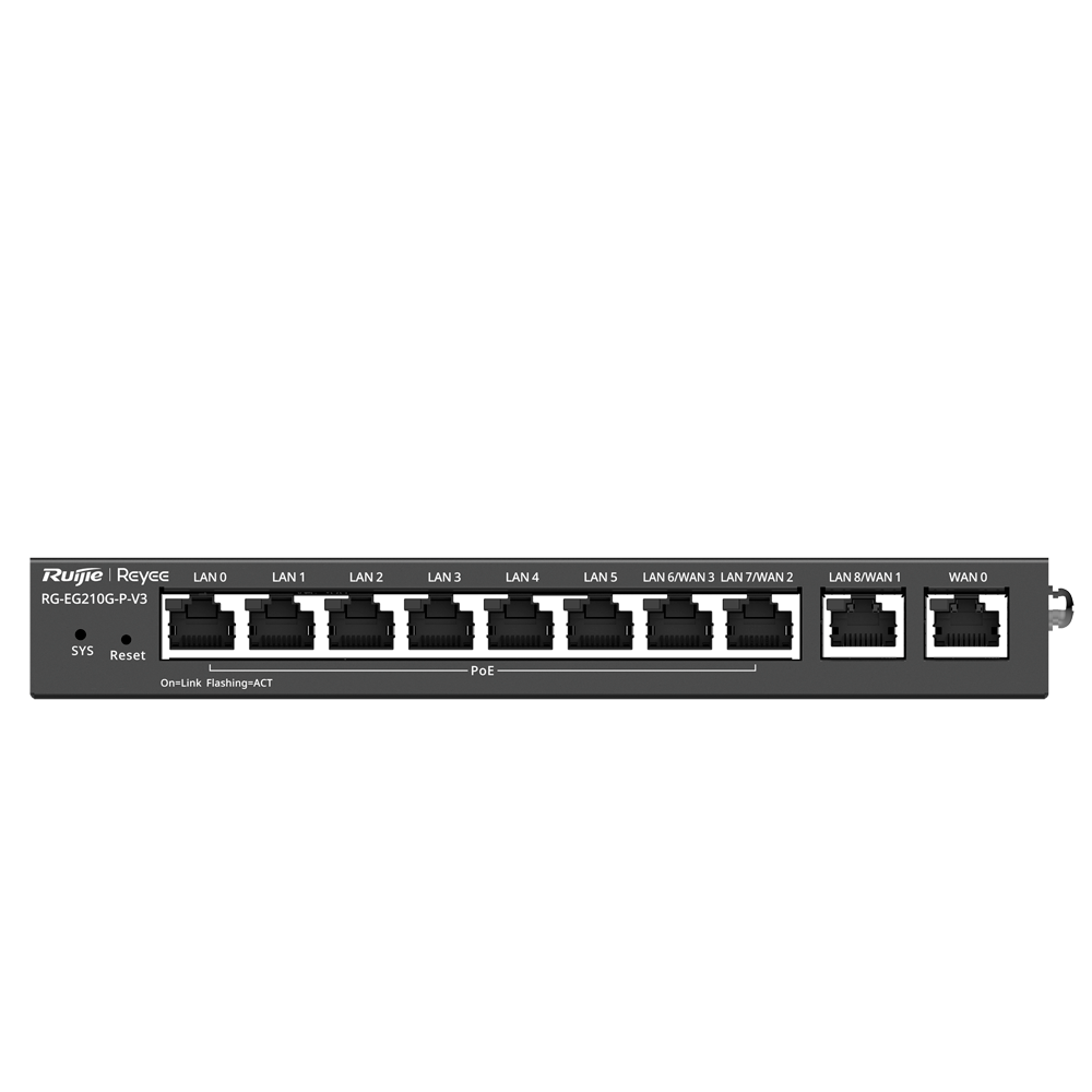 PoE Router, 8x PoE+, 200 Clients, 600Mbps