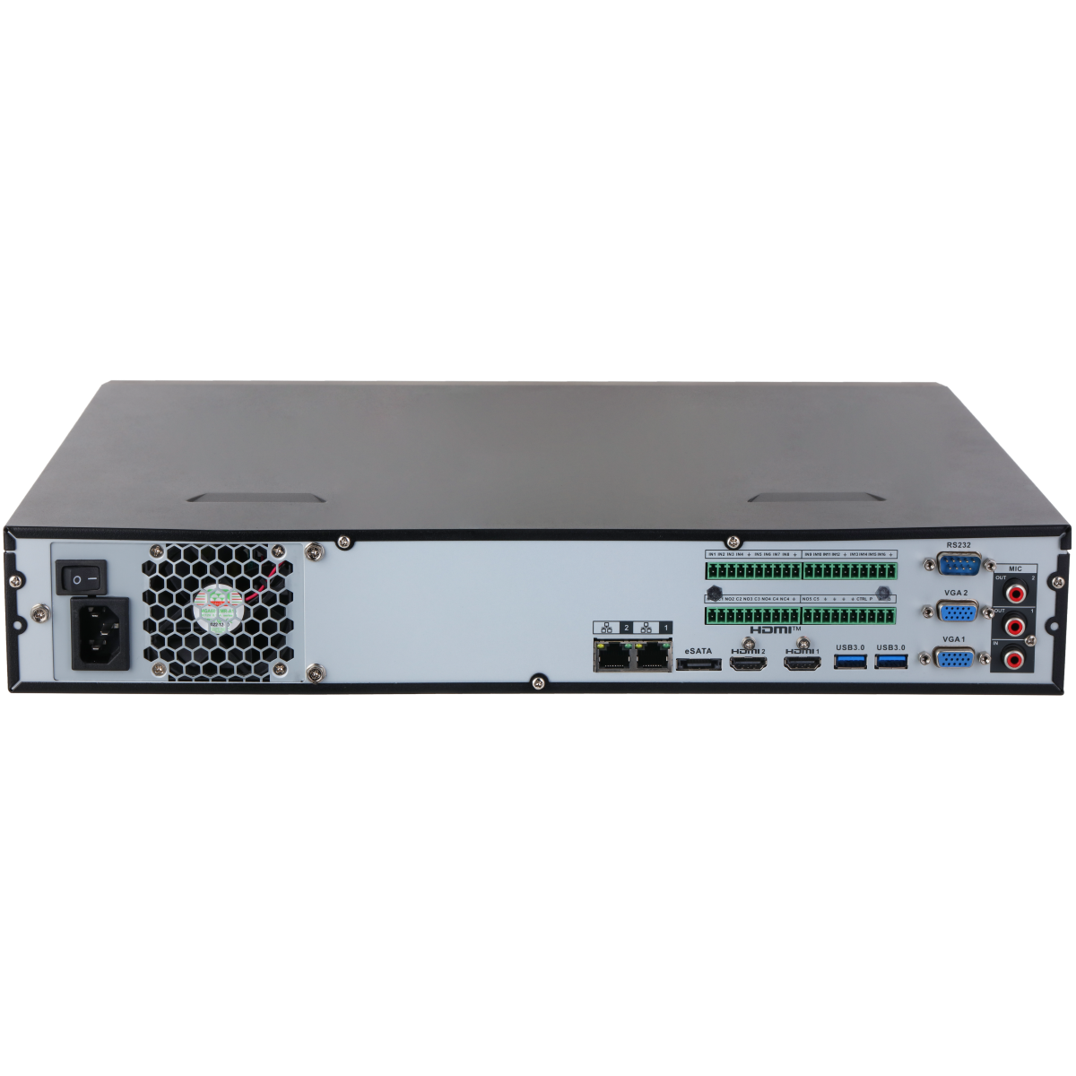 WizMind 16-Kanal IP-Rekorder, non PoE, 4x HDD