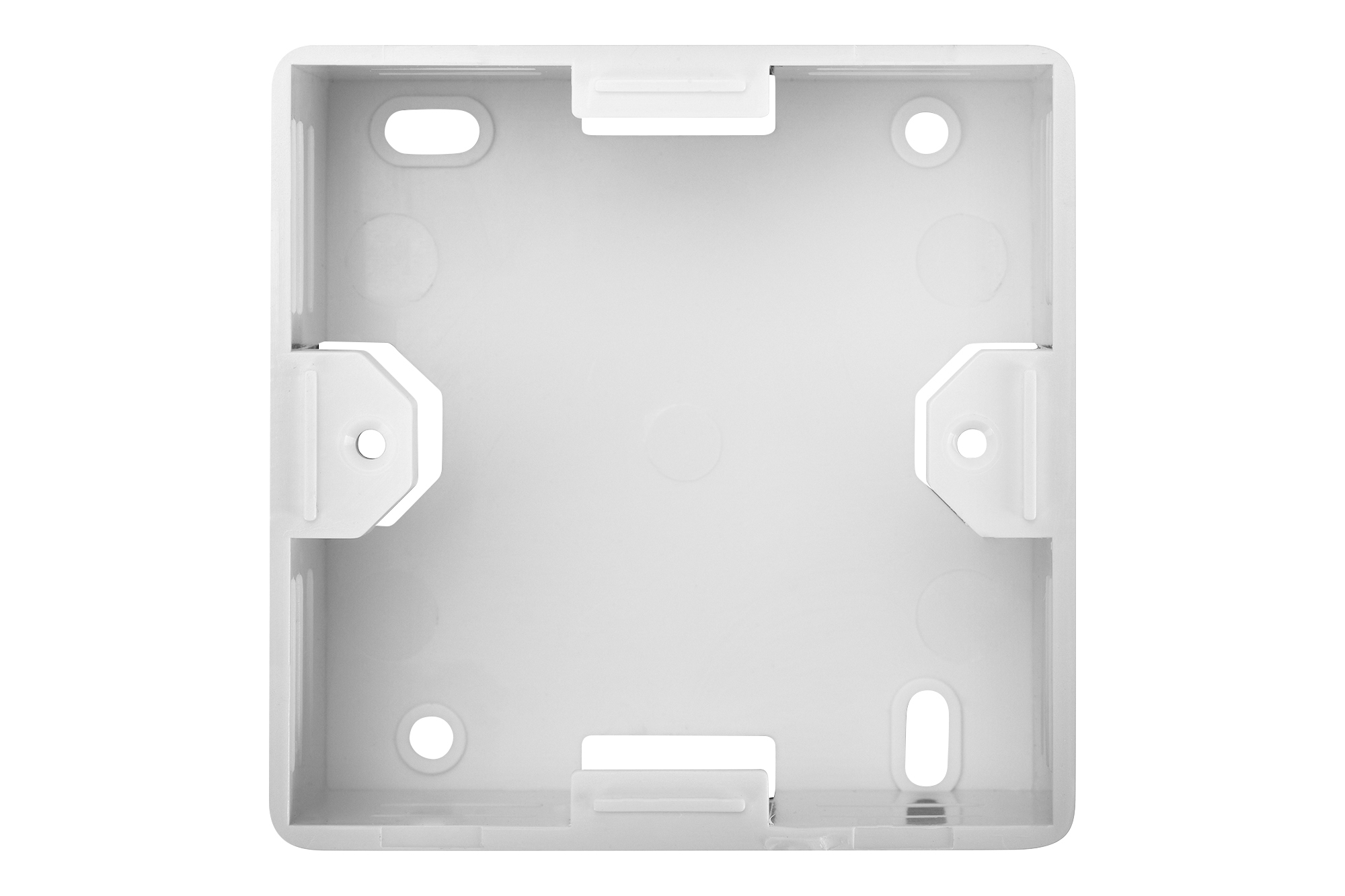 Cat.6 Netzwerkdose, 2x RJ45, AP, weiß