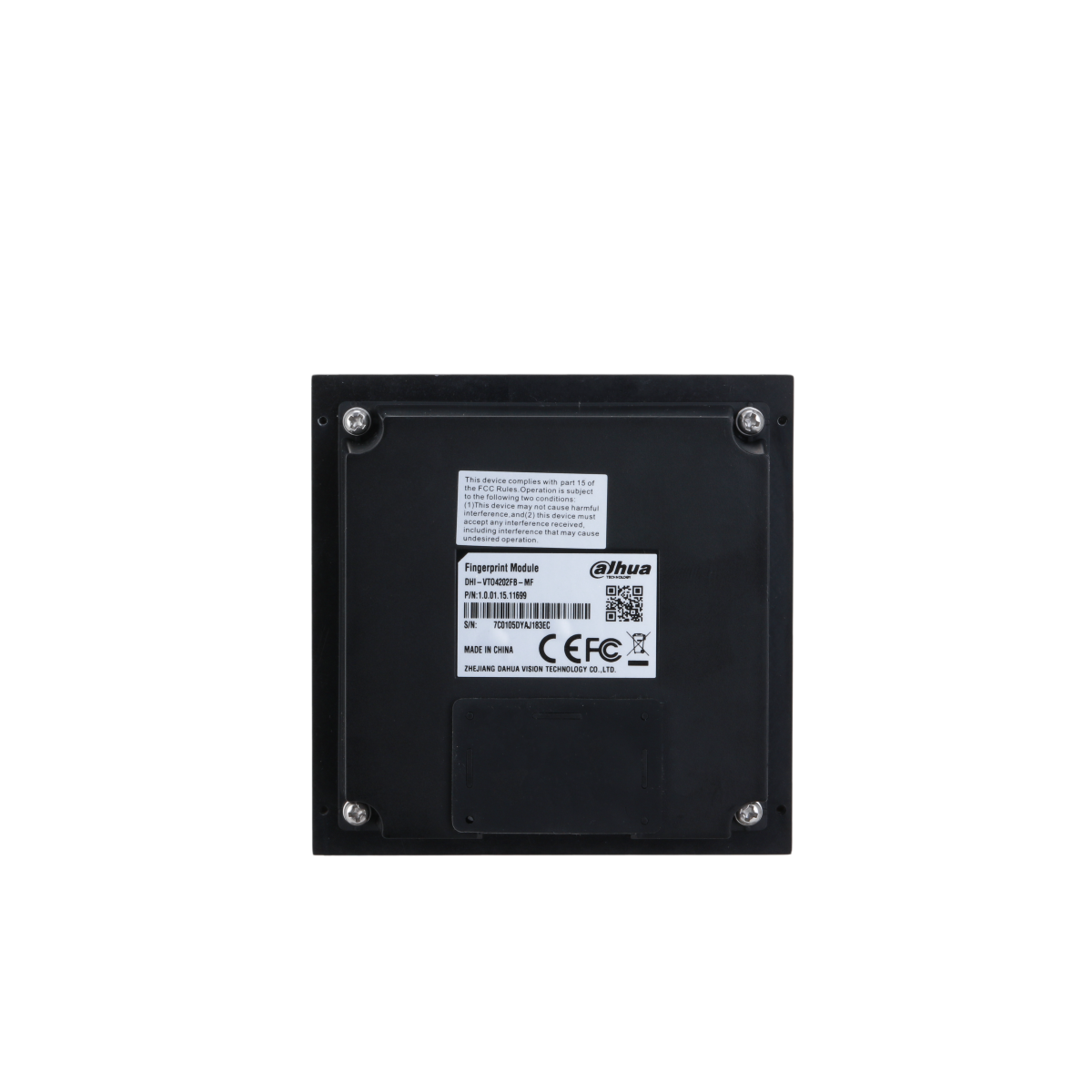 Fingerabdruckmodul für VTO4202FB, Schwarz