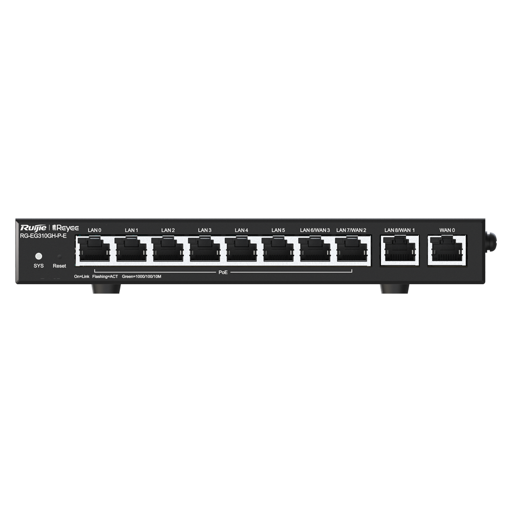 PoE Router, 8x PoE, 350 Clients, 1.5Gbps