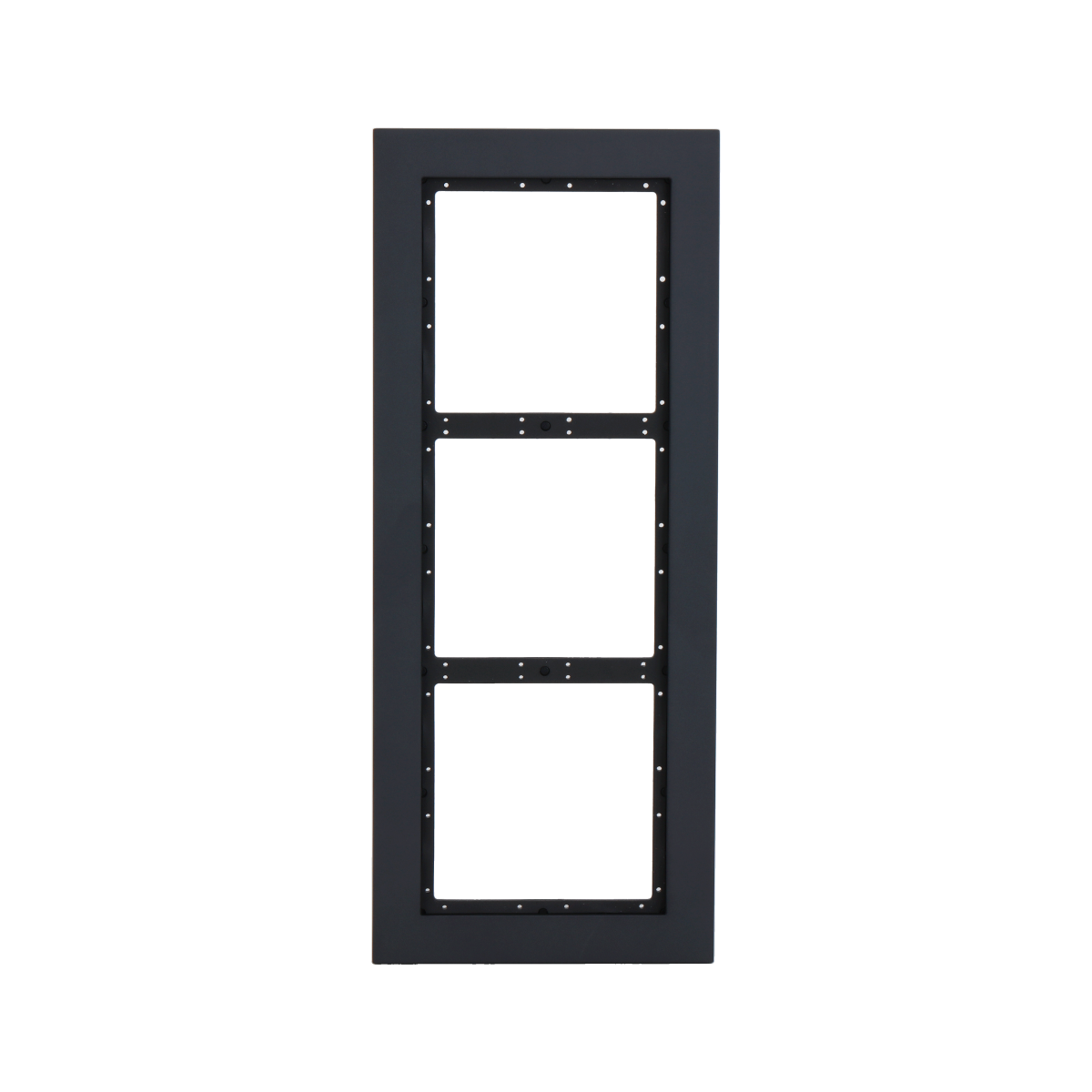 3-Modul-Frontblende, Schwarz