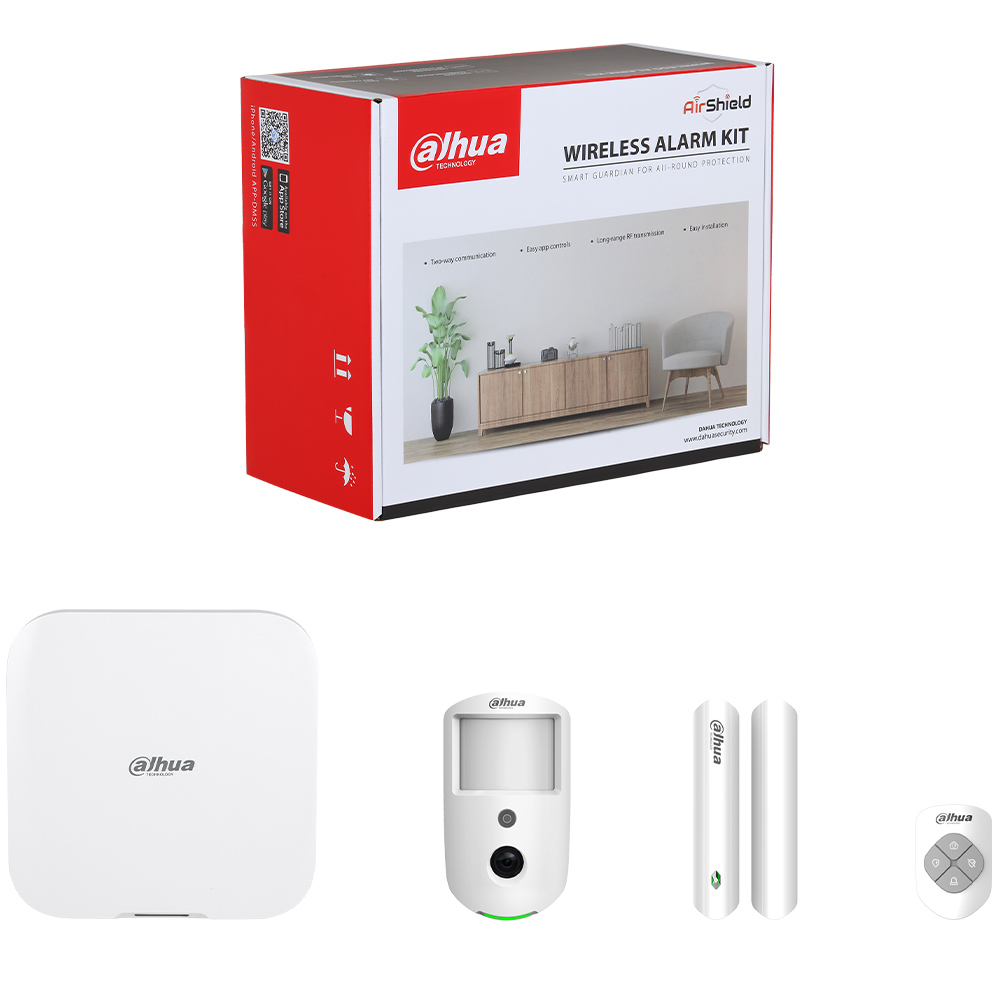 AirShield Alarm-Set, 868 MHz, LAN/WLAN/4G, PIR-CAM