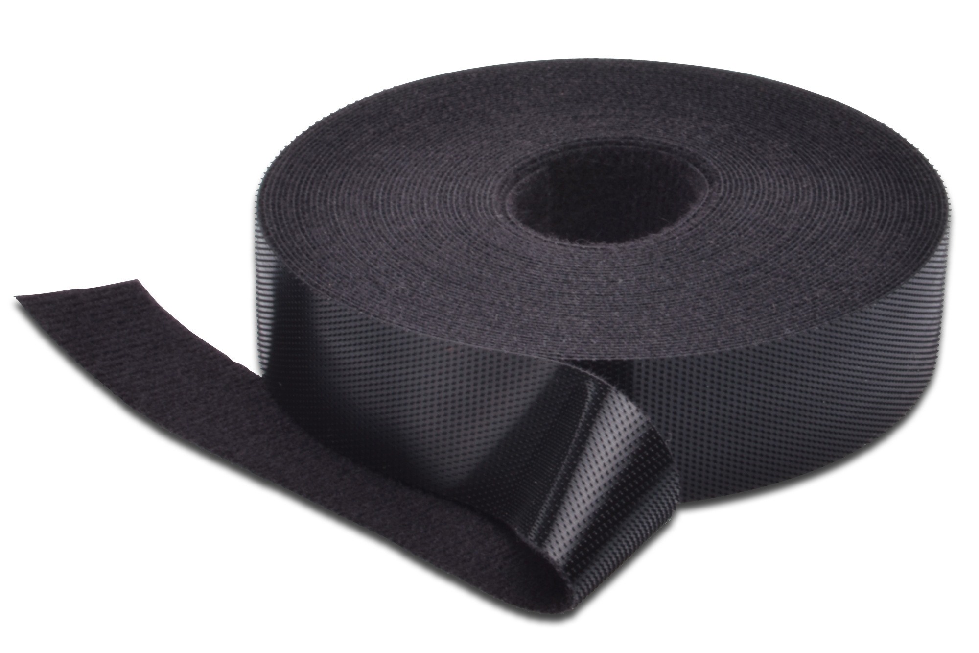 Klettband 20mm, 10m, schwarz