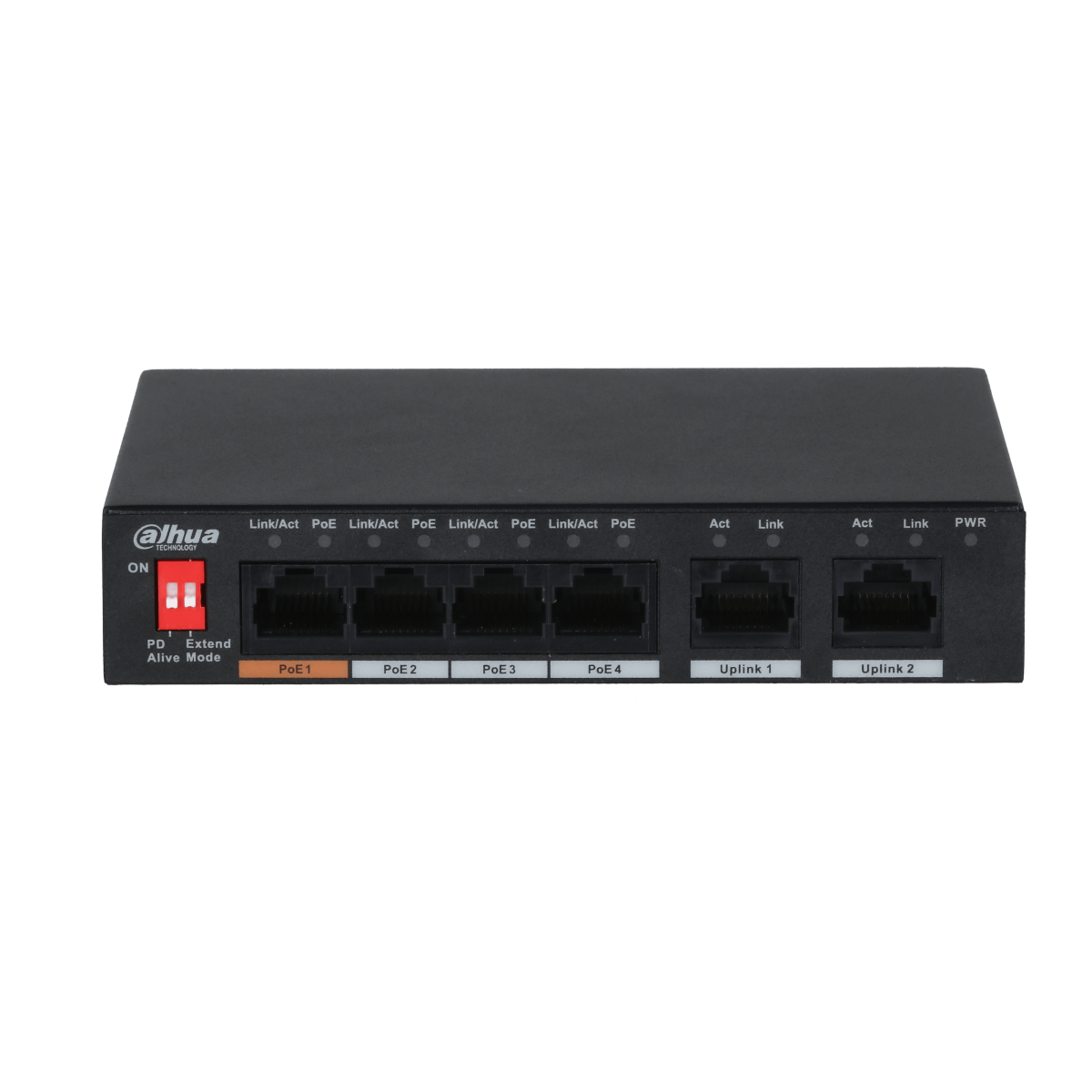 6-Port FE PoE Switch, 4 PoE, 60 W