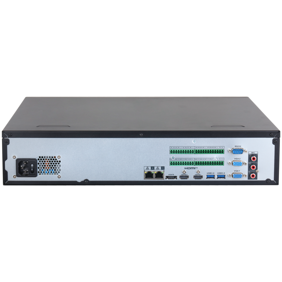 WizMind 32-Kanal IP-Rekorder, non PoE, 8x HDD