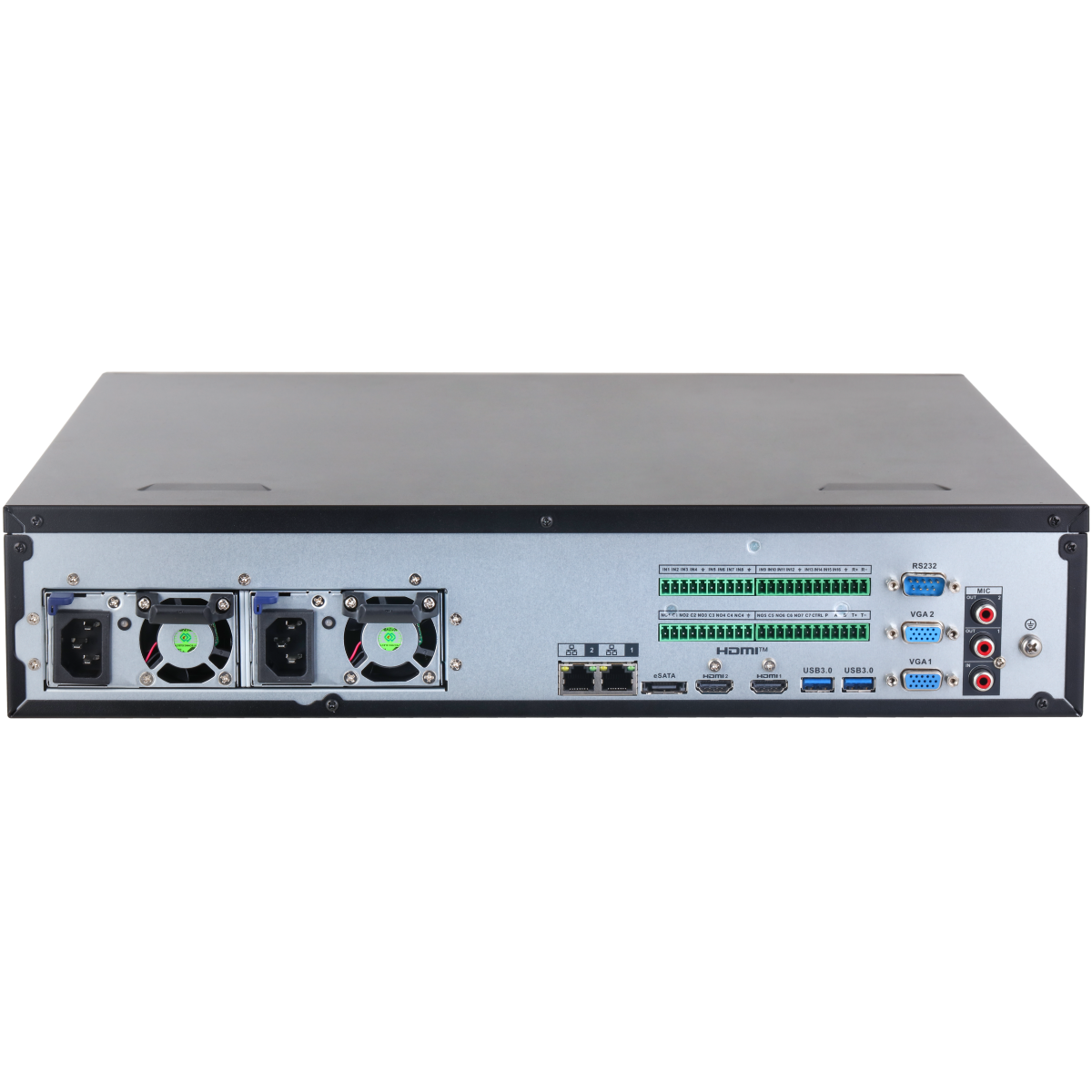 WizMind 32-Kanal IP-Rekorder, non PoE, 8x HDD