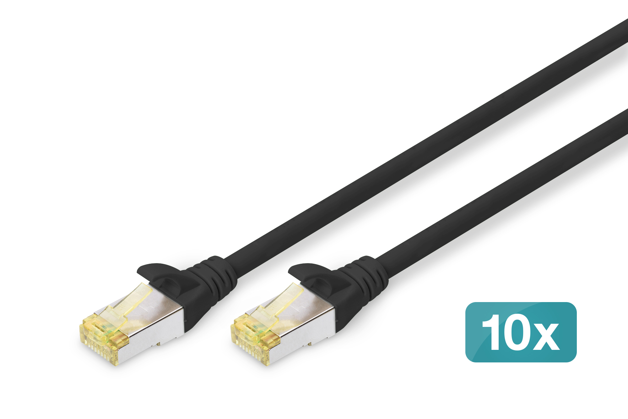 10" Netzwerk-Set, 12HE, schwarz